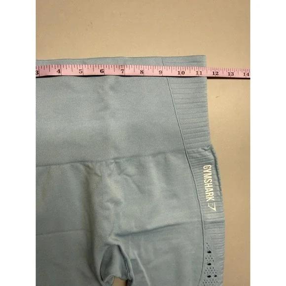 GYMSHARK Energy Seamless legging. Malibu blue. Sz S *estimated See Measurements - Picture 7 of 12